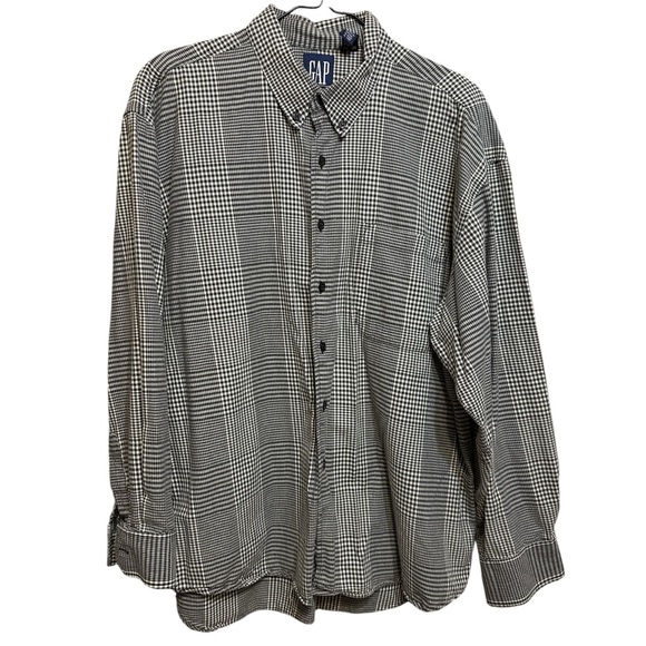 GAP Tops Gap Black And White Checkered Button Down Shirt Poshmark — free download